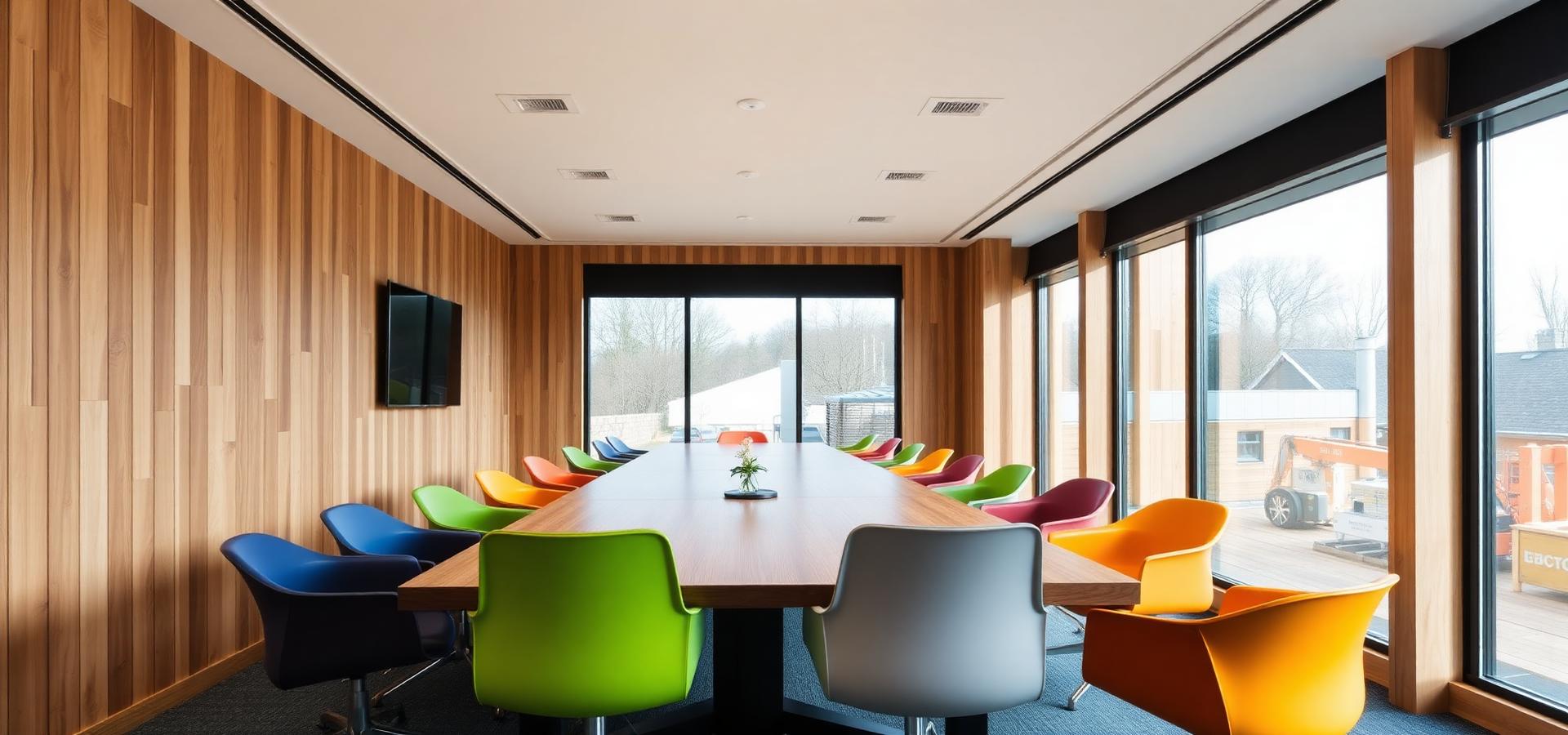 MVLGROUP boardroom in a completed commercial fit out