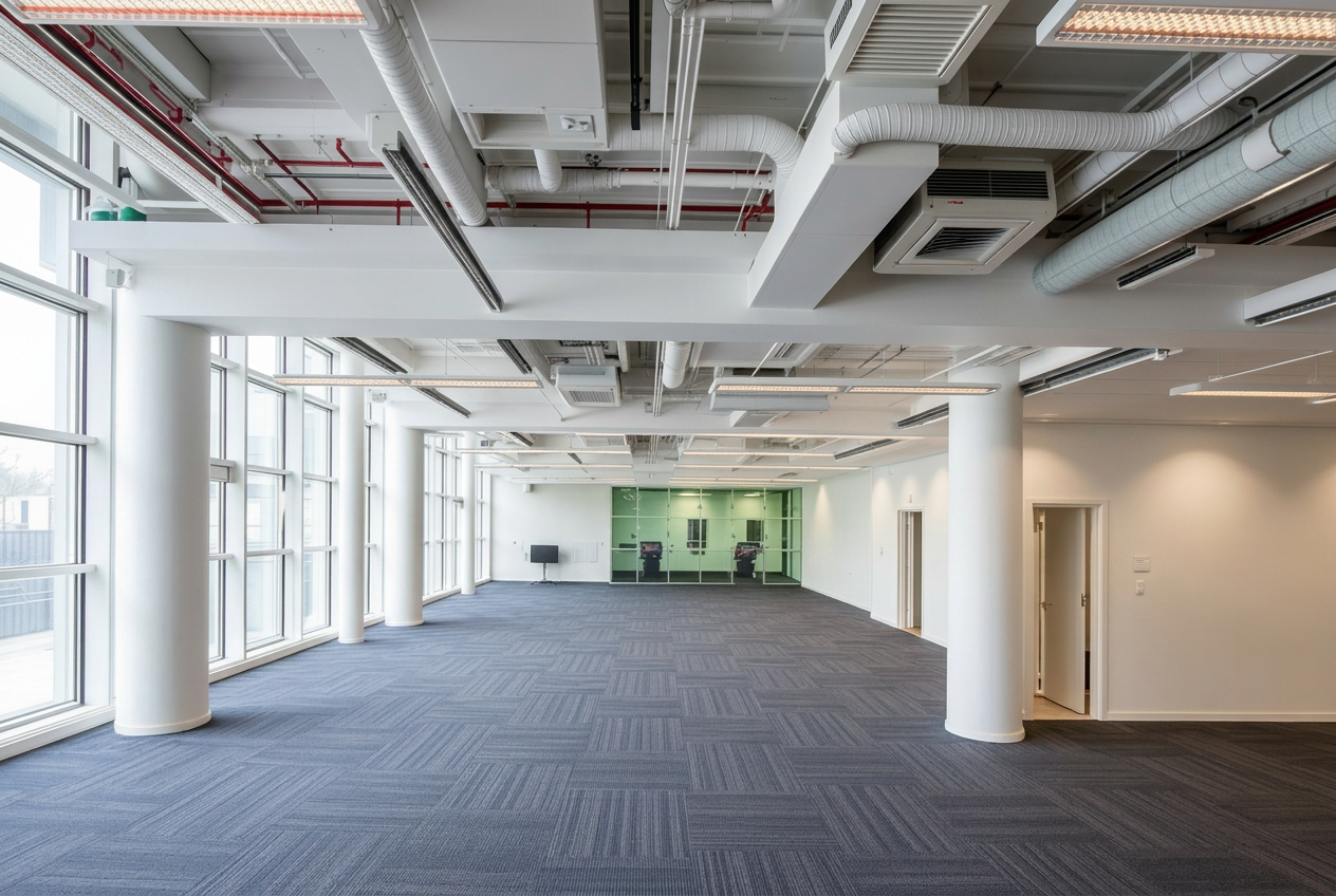 CAT A Office Refurbishment — Full CAT A refurbishment to reception and floors 3 to 6