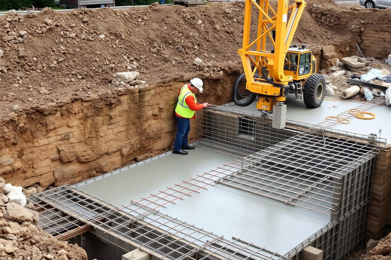Foundations & Substructure Package — Bulk dig, piling coordination, pile caps and ground beams